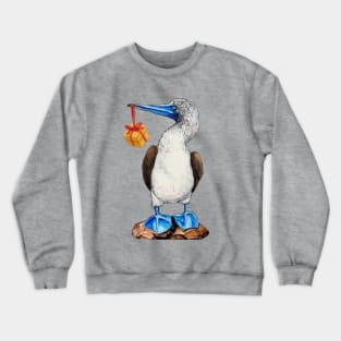 Booby with a gift Crewneck Sweatshirt